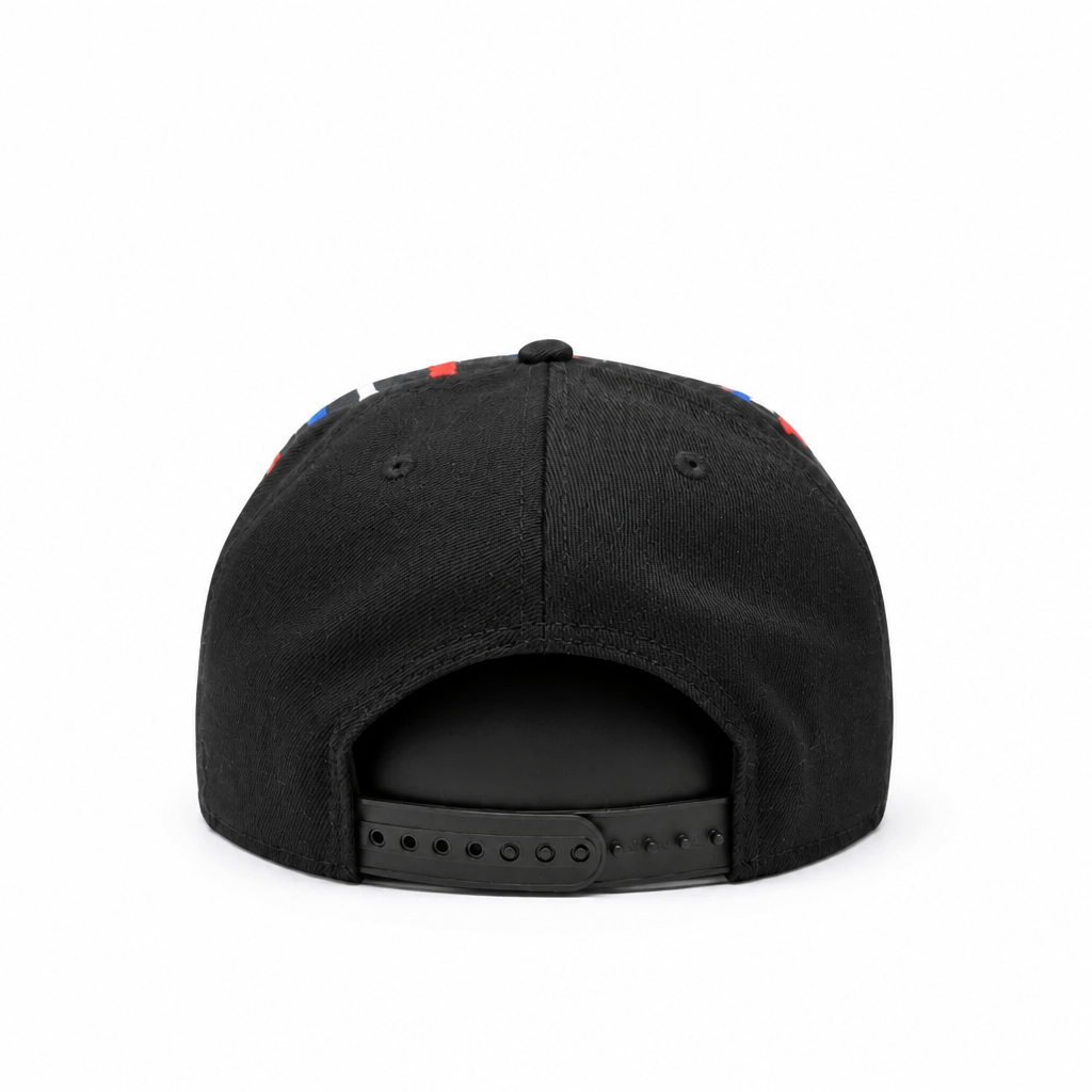 MEN'S NEW ERA NFL BUFFALO BILLS 9FIFTY ALL OVER PRINT BLACK SNAPBACK HAT