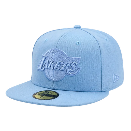 NEW ERA 59FIFTY NBA LOS ANGELES LAKERS BLUE FITTED HAT