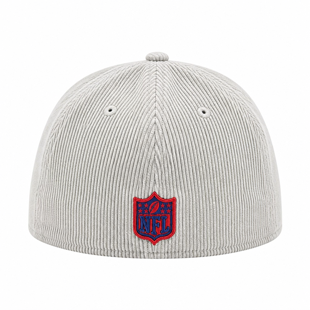NEW ERA 59FIFTY NFL BUFFALO BILLS GREY CORD FITTED HAT