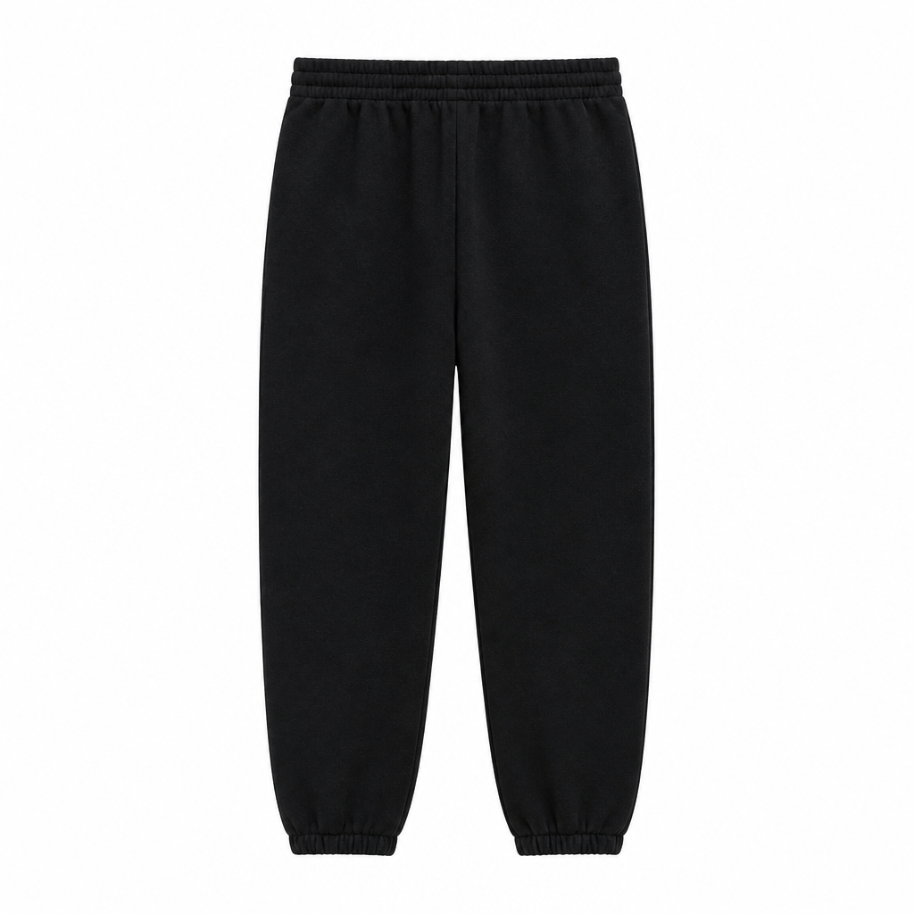 GAP WOMEN'S LOGO FLEECE BLACK JOGGER