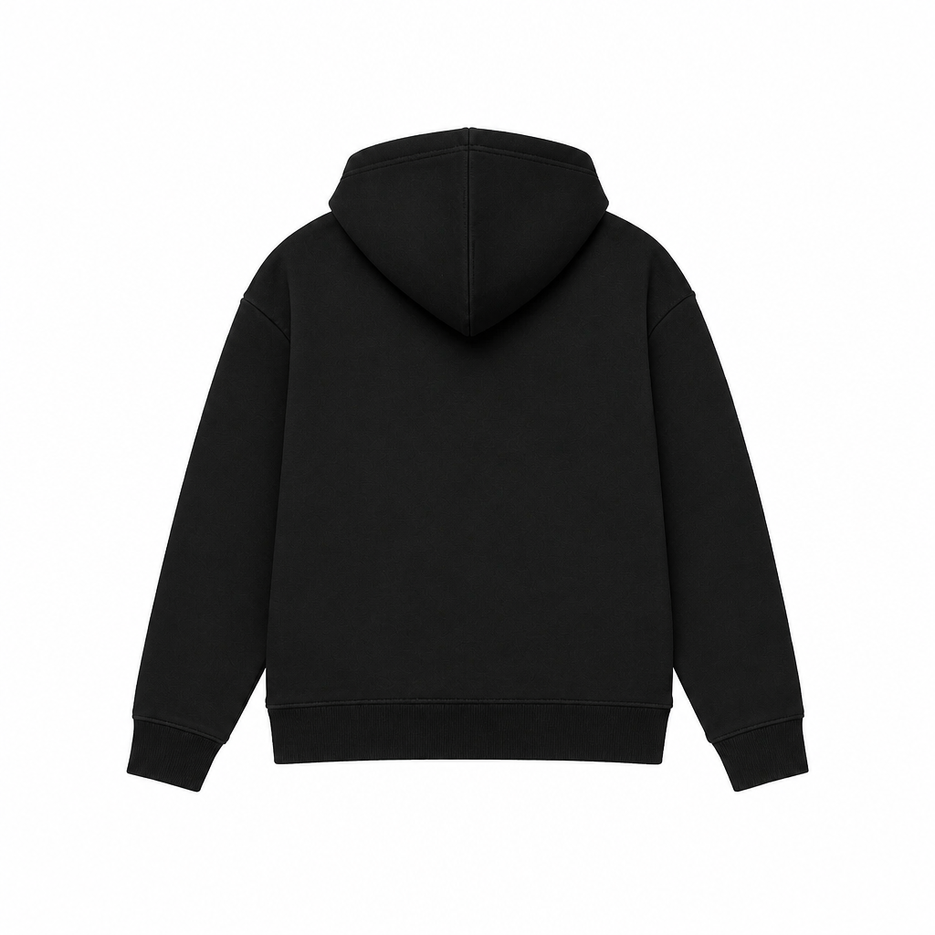 GAP WOMEN'S LOGO FLEECE BLACK HOODIE