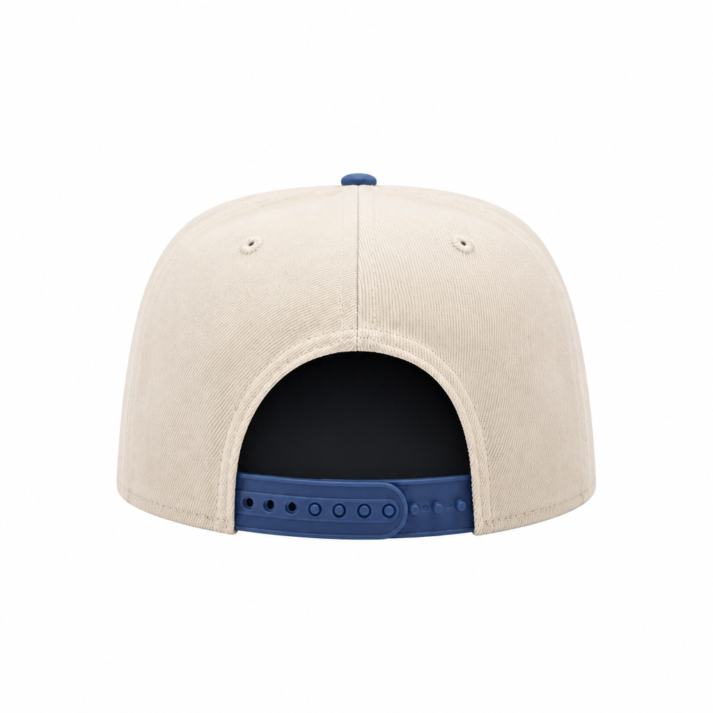 MEN'S NEW ERA MLB 9FIFTY NEW YORK YANKEES CREAM & BLUE SNAPBACK HAT