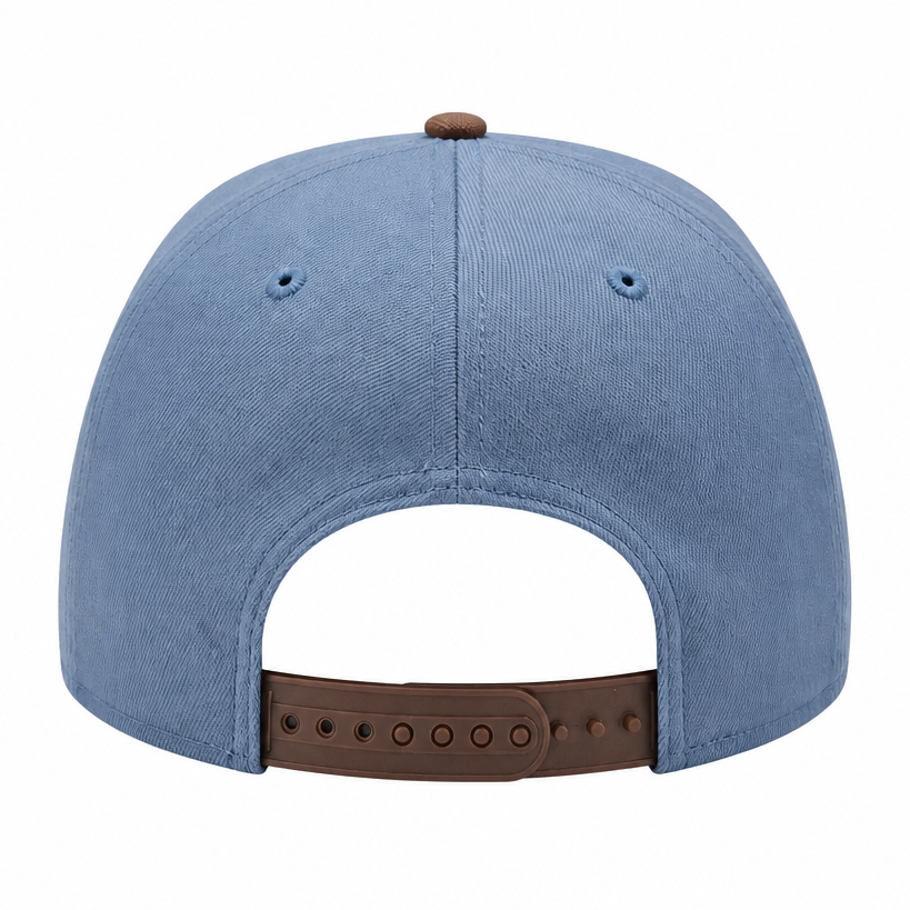 MEN'S NEW ERA MLB 9FIFTY NEW YORK YANKEES BLUE & BROWN SNAPBACK HAT