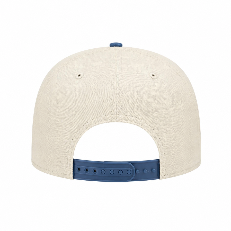 MEN'S NEW ERA NBA 9FIFTY CHICAGO BULLS CREAM & BLUE SNAPBACK HAT