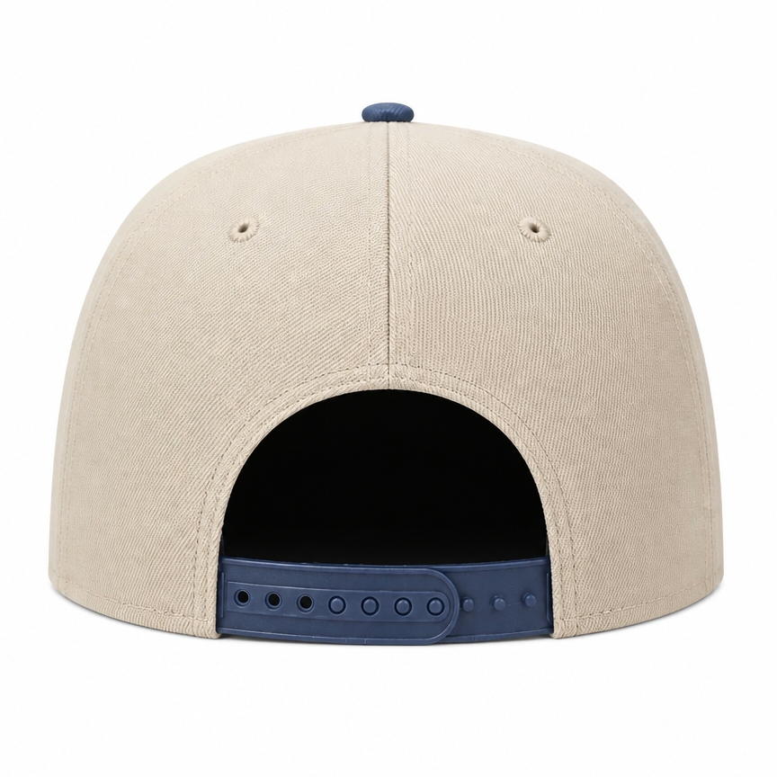 MEN'S NEW ERA NBA 9FIFTY TORONTO RAPTORS CREAM & BLUE SNAPBACK HAT