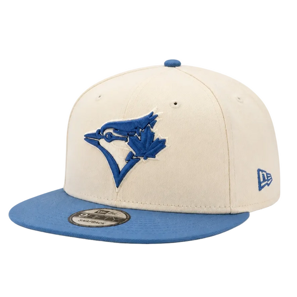 MEN'S NEW ERA MLB 9FIFTY CREAM & BLUE TORONTO BLUE JAYS SNAPBACK HAT