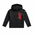 NIKE KIDS ZIPPER HOODIE (CHARCOAL & BLUE) (SIZE Charcoal Grey