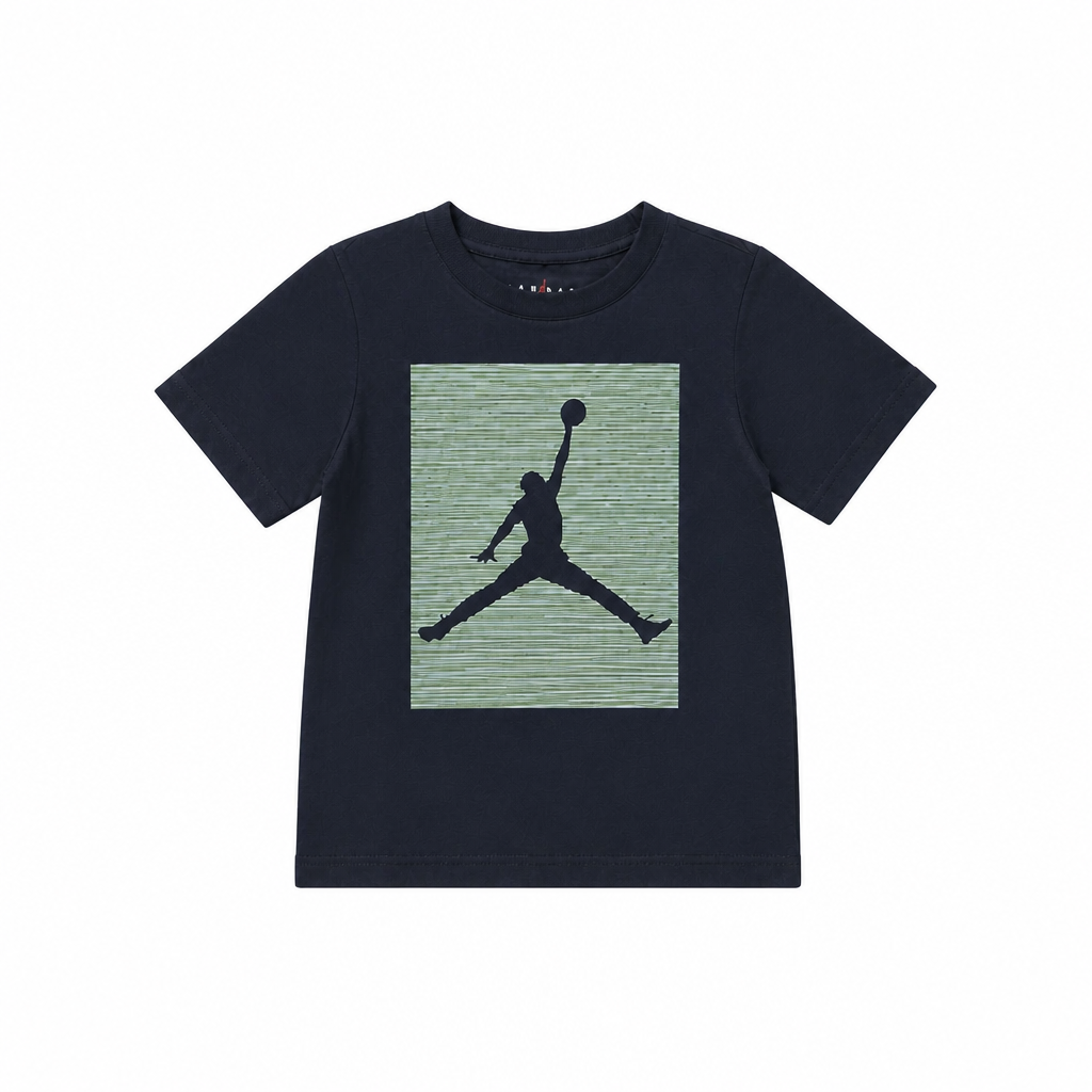 JORDAN HIGH RISE KIDS TEE (4-7 YEARS) (Available in White and Navy) Navy