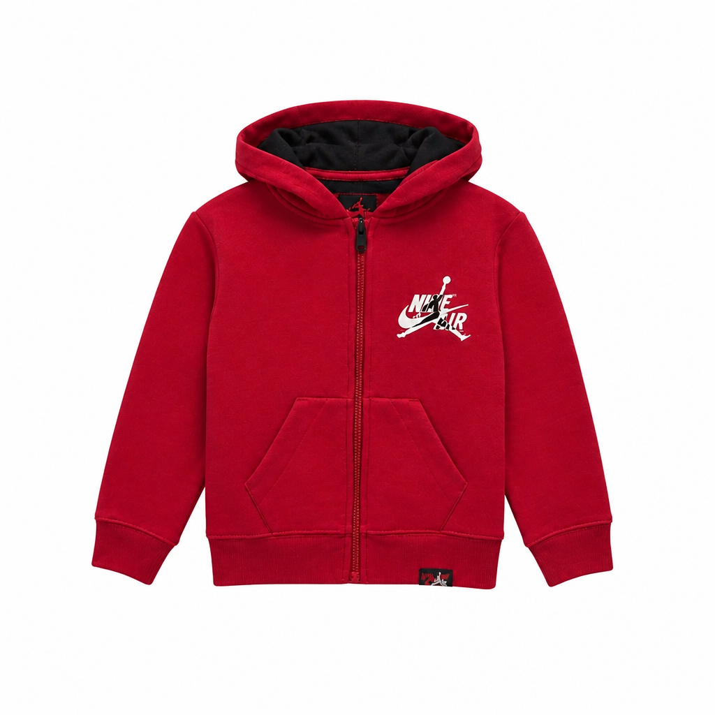 JORDAN KIDS CLASSIC HOODIE ( 4 - 7 YEARS) (Available in Red and Black) Red