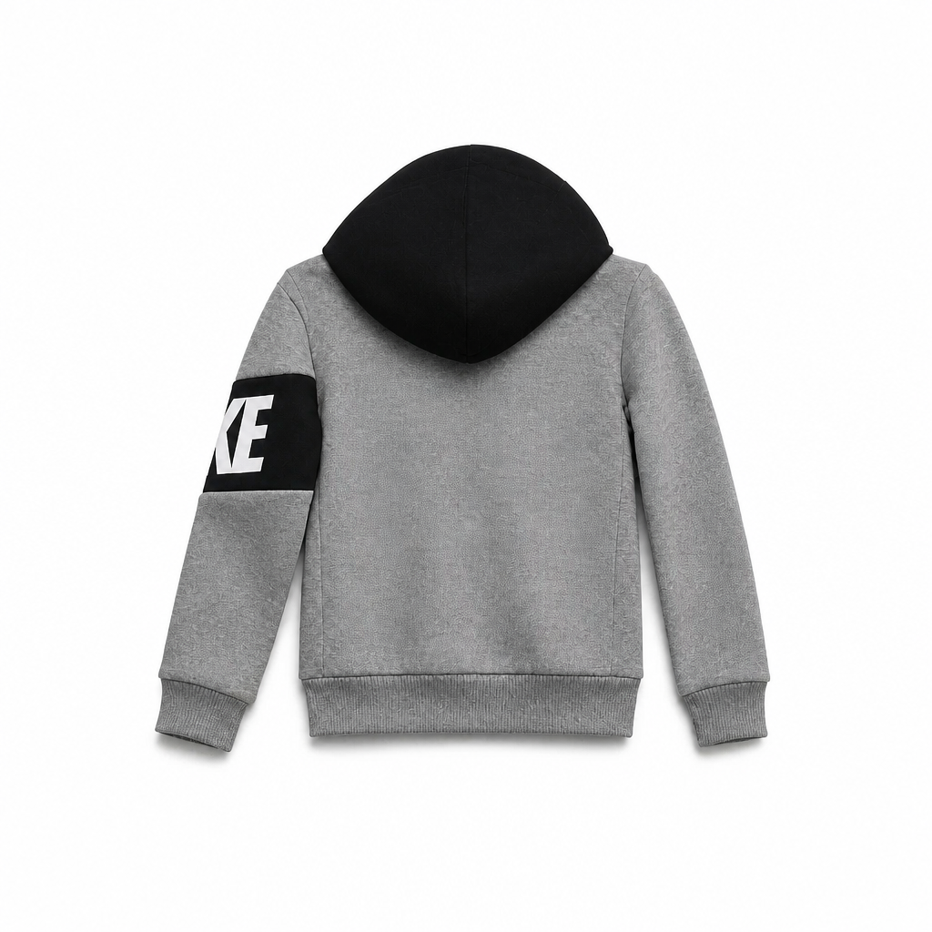 NIKE KIDS CORE HBR HOODIE (Available in Grey/Black and Black/Blue)