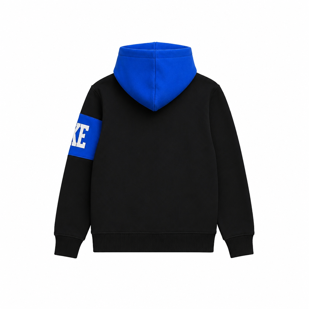 NIKE KIDS CORE HBR HOODIE (Available in Grey/Black and Black/Blue)