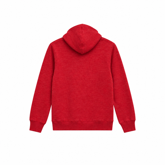 EARN IT JORDAN HOODIE (SMALL- X-LARGE) (RED)