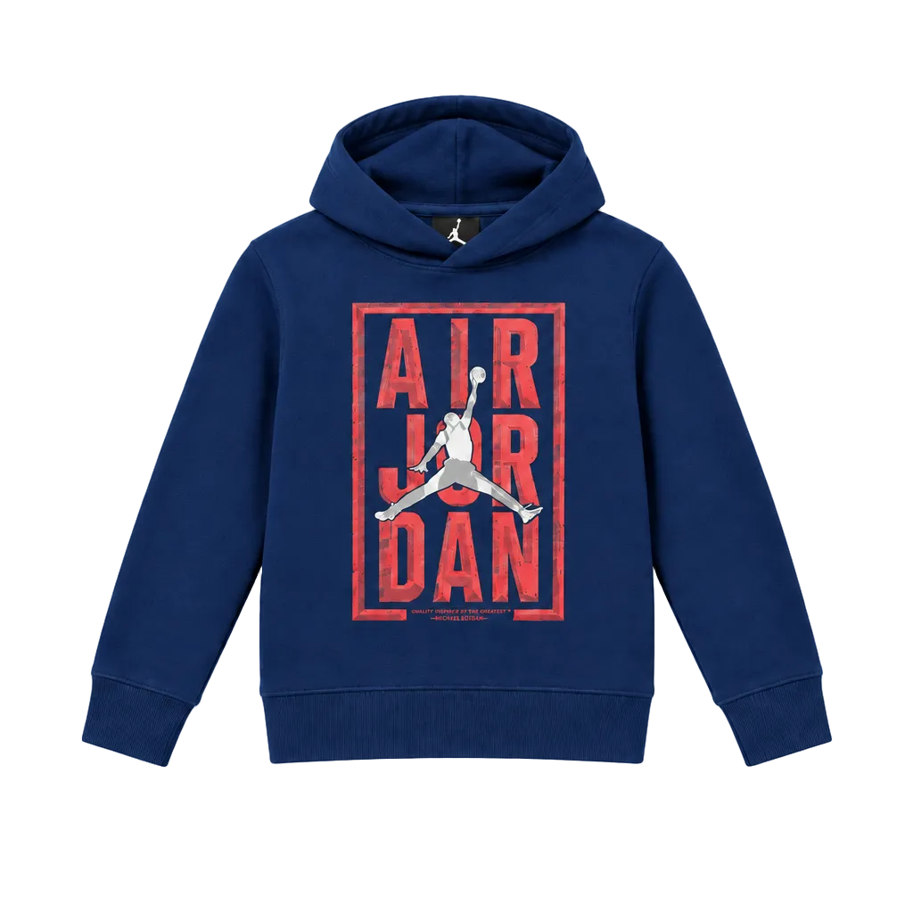 JUMPMAN AIR JORDAN KIDS HOODIE (SMALL- X-LARGE) (NAVY) NAVY