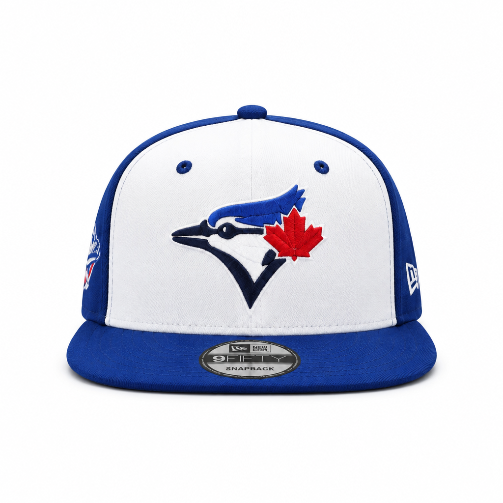 9FIFTY NEW ERA MLB 1993 WORLD SERIES TORONTO BLUE JAYS WHITE & ROYAL SNAPBACK HAT