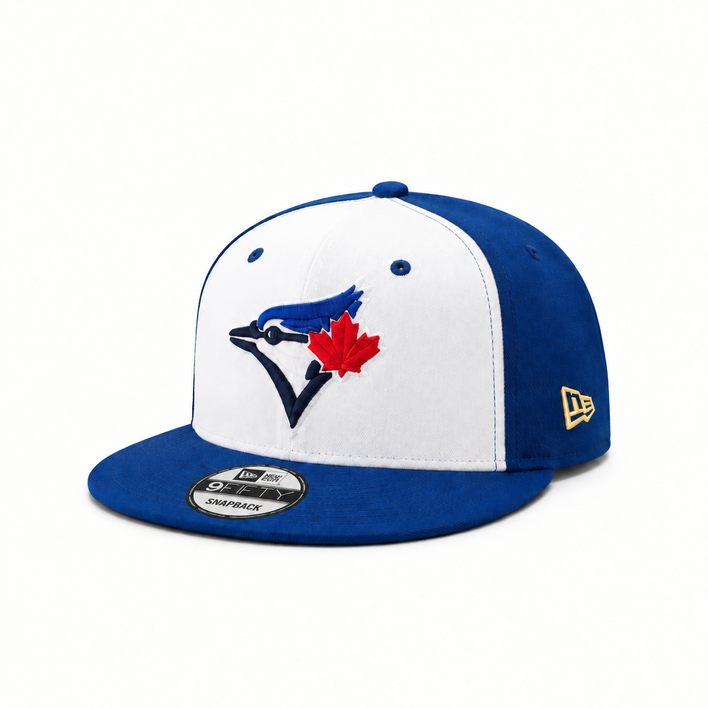 9FIFTY NEW ERA MLB 1993 WORLD SERIES TORONTO BLUE JAYS WHITE & ROYAL SNAPBACK HAT