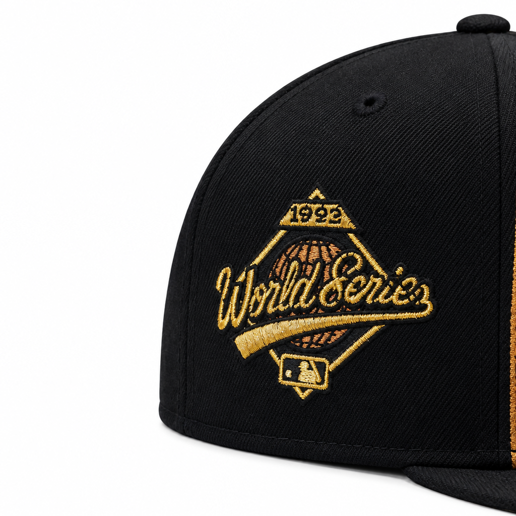 9FIFTY NEW ERA MLB 1993 WORLD SERIES TORONTO BLUE JAYS BLACK/BRONZE SNAPBACK HAT
