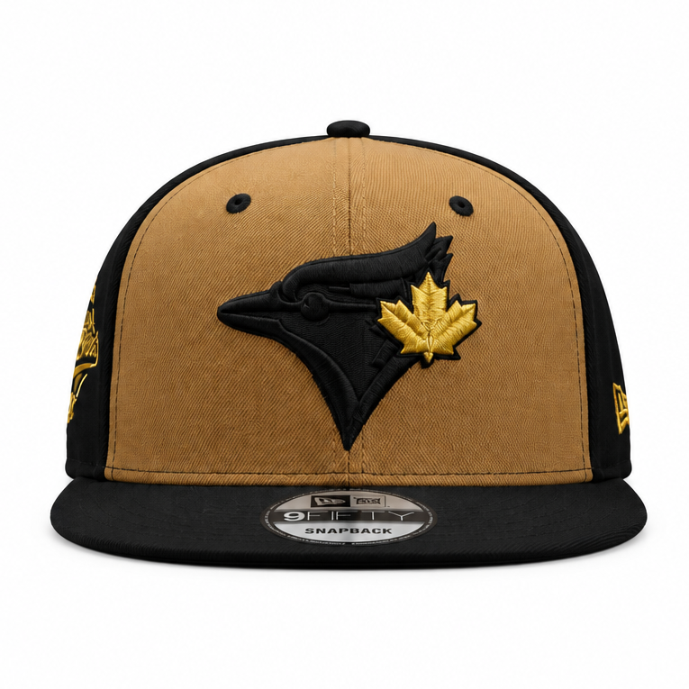 9FIFTY NEW ERA MLB 1993 WORLD SERIES TORONTO BLUE JAYS BLACK/BRONZE SNAPBACK HAT