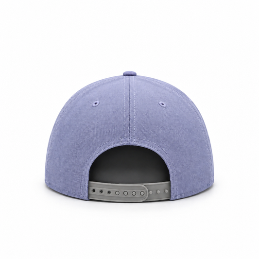MEN'S NEW ERA NBA TORONTO RAPTORS DINO LOGO LAVENDER & PURPLE 30TH ANNIVERSARY SEASON PATCH SNAPBACK HAT