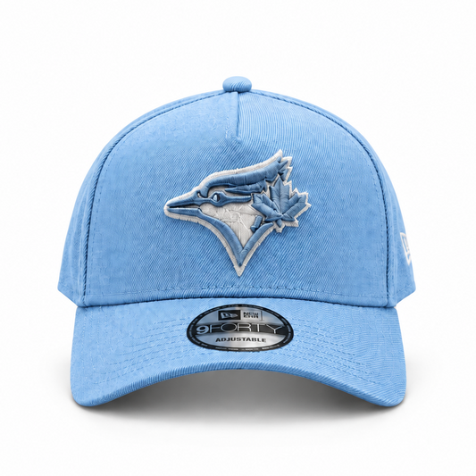 MEN'S NEW ERA MLB 9FORTY A-FRAME TORONTO BLUE JAYS SKY BLUE SNAPBACK HAT
