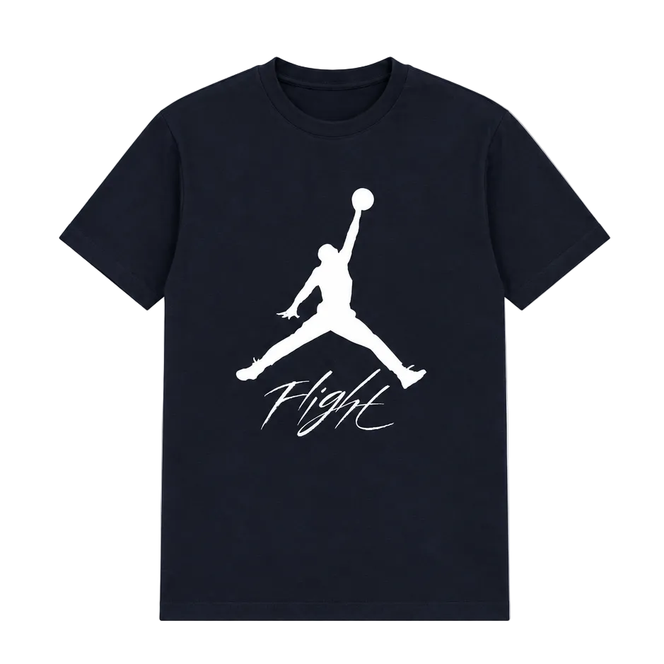 JORDAN MEN'S JUMPMAN FLIGHT NAVY BLUE T-SHIRT