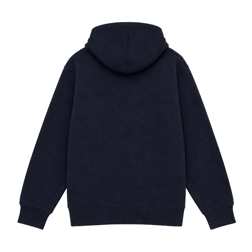 NIKE MEN'S CLUB PULLOVER FLEECE NAVY BLUE HOODIE