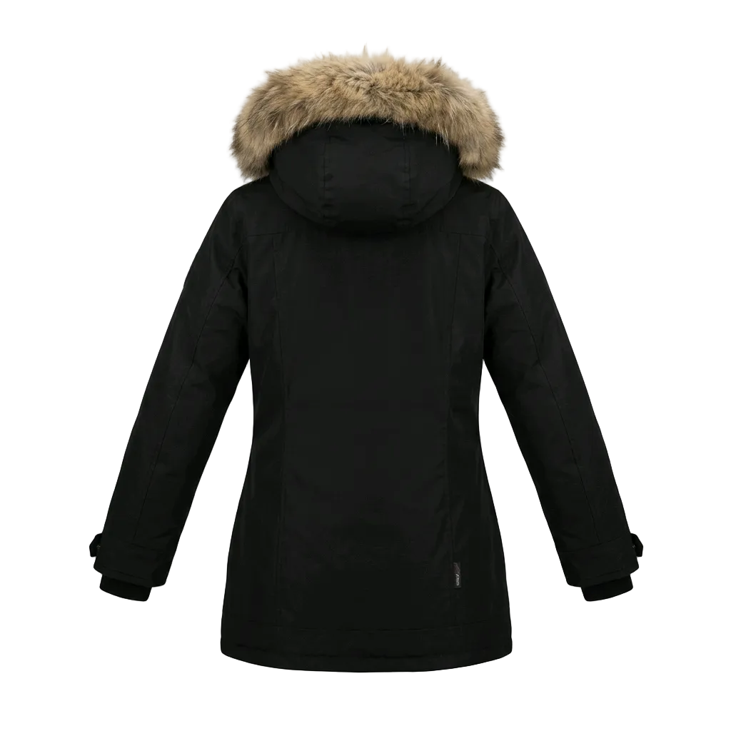 NOIZE DIVISION BORGE 15 WOMEN'S BLACK WINTER JACKET