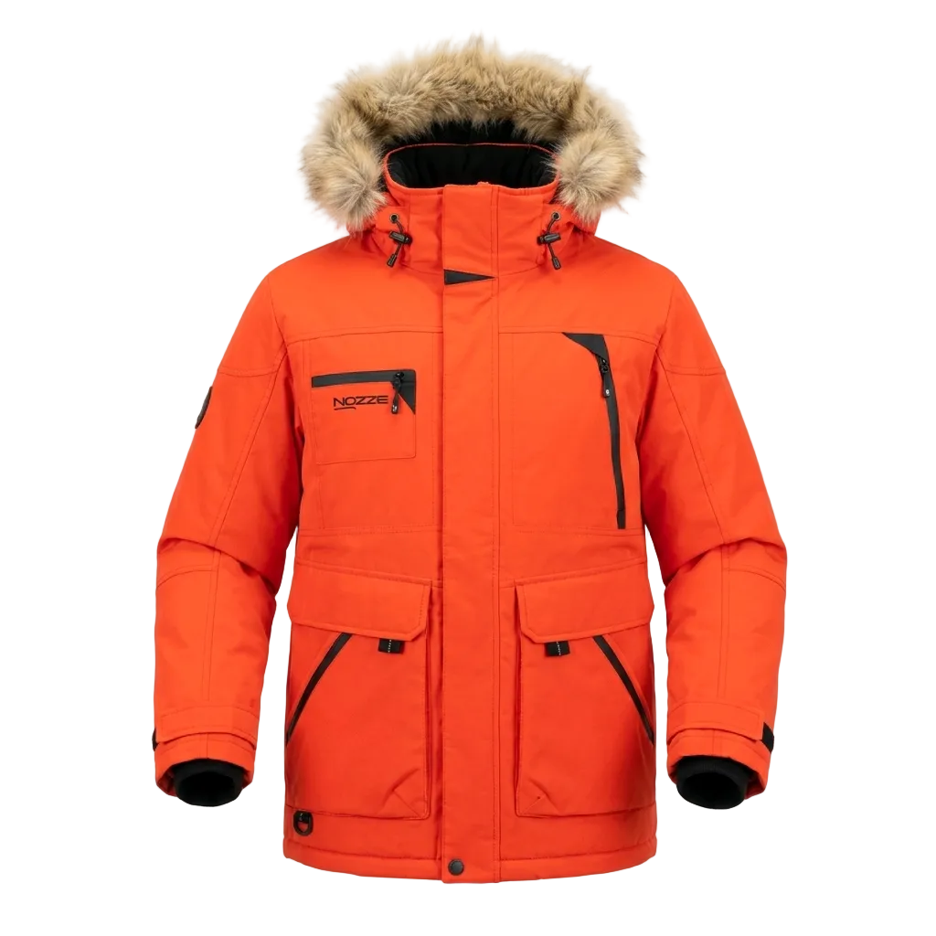 NOIZE DIVISION BRODY MEN'S FIRE RED WINTER JACKET
