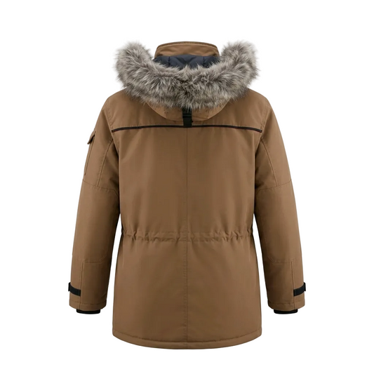 NOIZE DIVISION PETER MEN'S BROWN WINTER JACKET