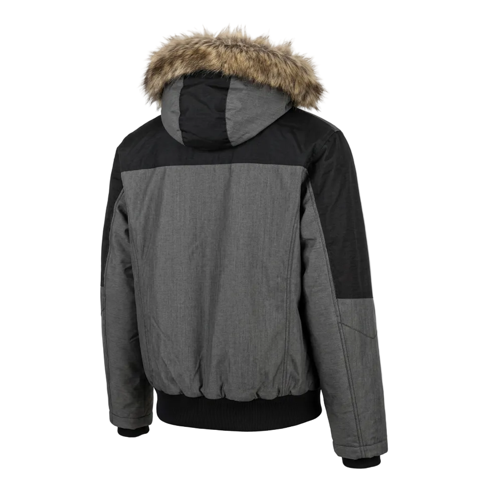 NOIZE DIVISION JEFF MEN'S OUTERWEAR SLATE GREY WINTER JACKET