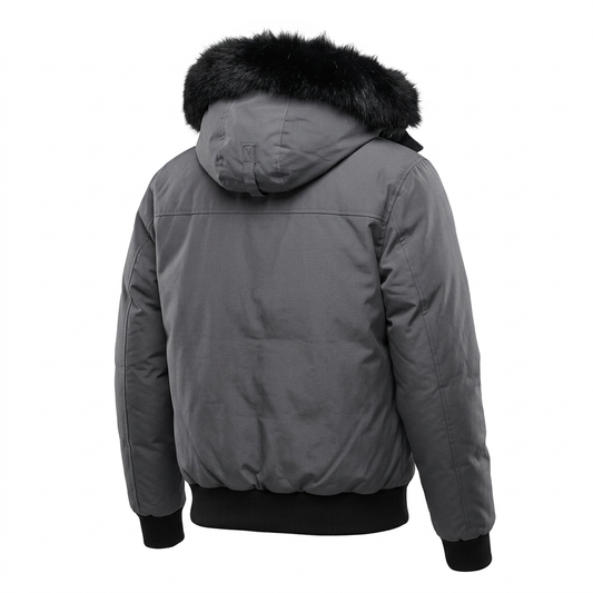 MEN'S TOBOGGAN BERT CHARCOAL GREY WINTER JACKET