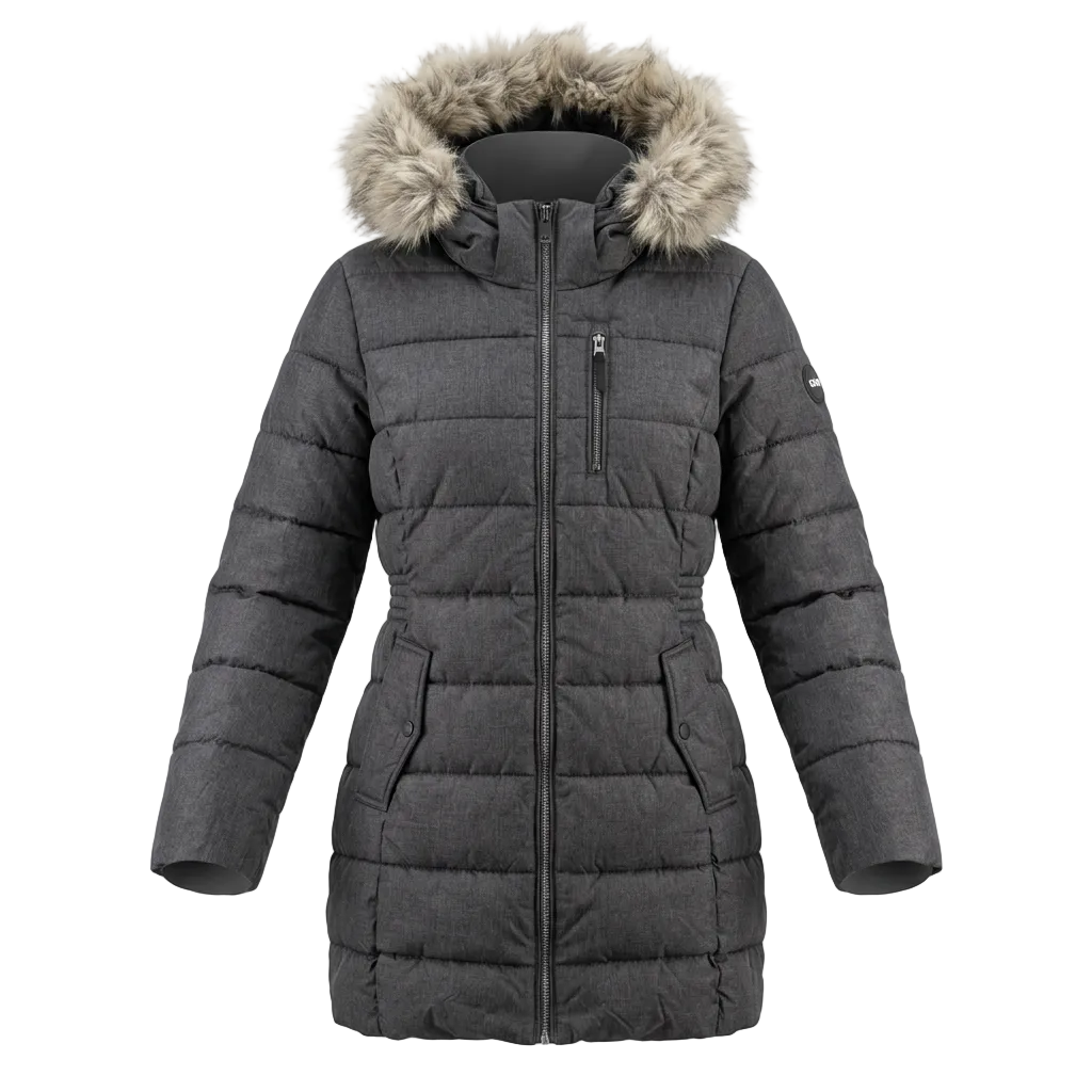 WOMEN ONLY NORTH NYLON BLACK COAT JACKET