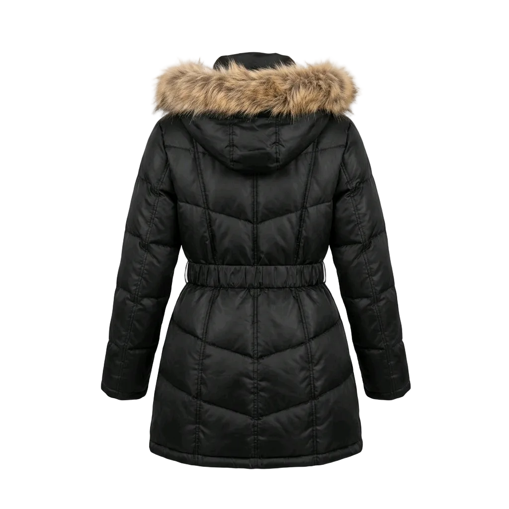 ADDICTION TO COMFORT WOMEN'S BLACK WINTER JACKET