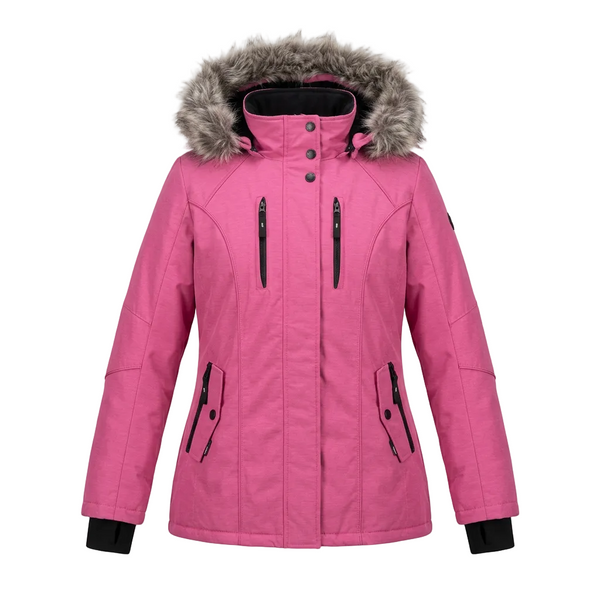 NOIZE DIVISION LILY 14 WOMEN'S RASPBERRY ROSE PINK WINTER JACKET