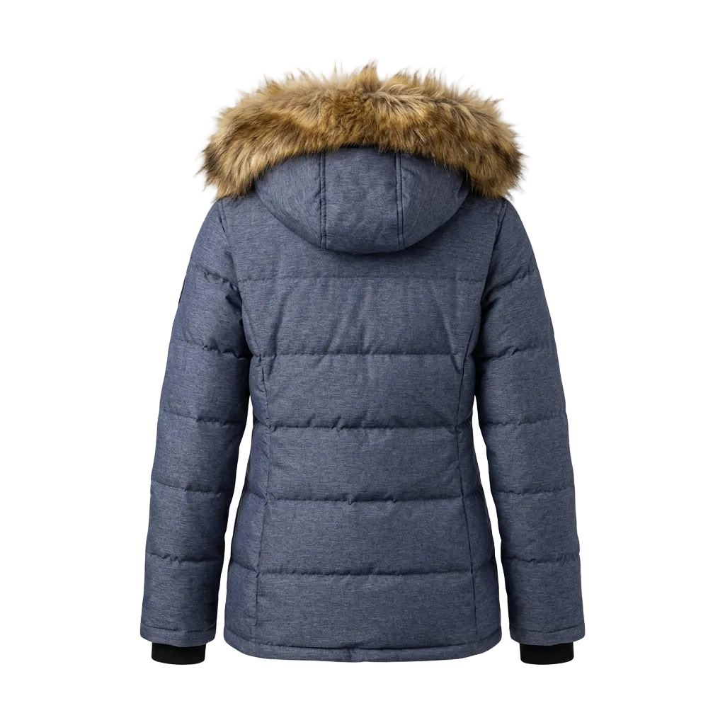 NOIZE DIVISION CATHERINE-M1 WOMEN'S NAVY BLUE PARKA WINTER JACKET