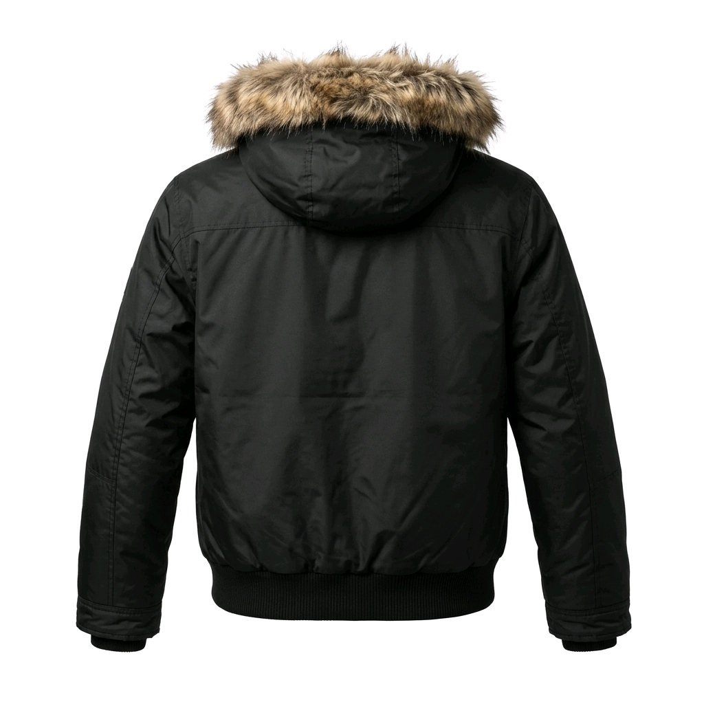 SOUTPOLE MEN'S PADED BLACK WINTER JACKET
