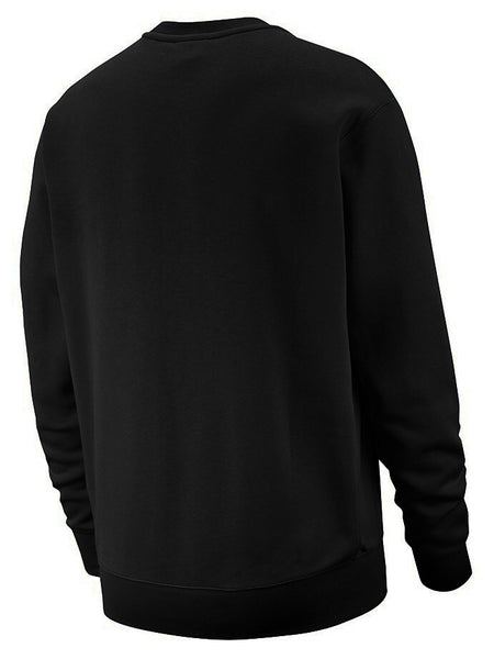 NIKE SCRIPT LOGO EMBROIDED CREWNECK SWEATER (BLACK)