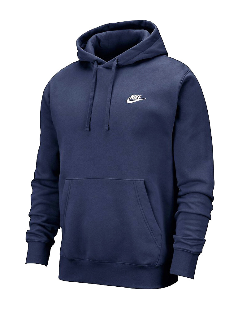 NIKE SWOOSH SCRIPT LOGO HOODIE (NAVY)