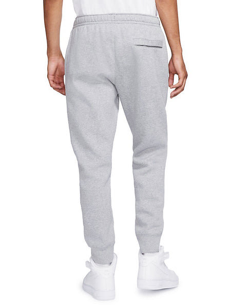 NIKE STANDARD FIT FLEECE JOGGERS (HEATHER GREY)