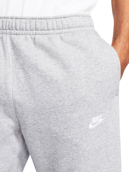 NIKE STANDARD FIT FLEECE JOGGERS (HEATHER GREY)