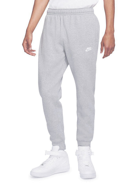 NIKE STANDARD FIT FLEECE JOGGERS (HEATHER GREY)