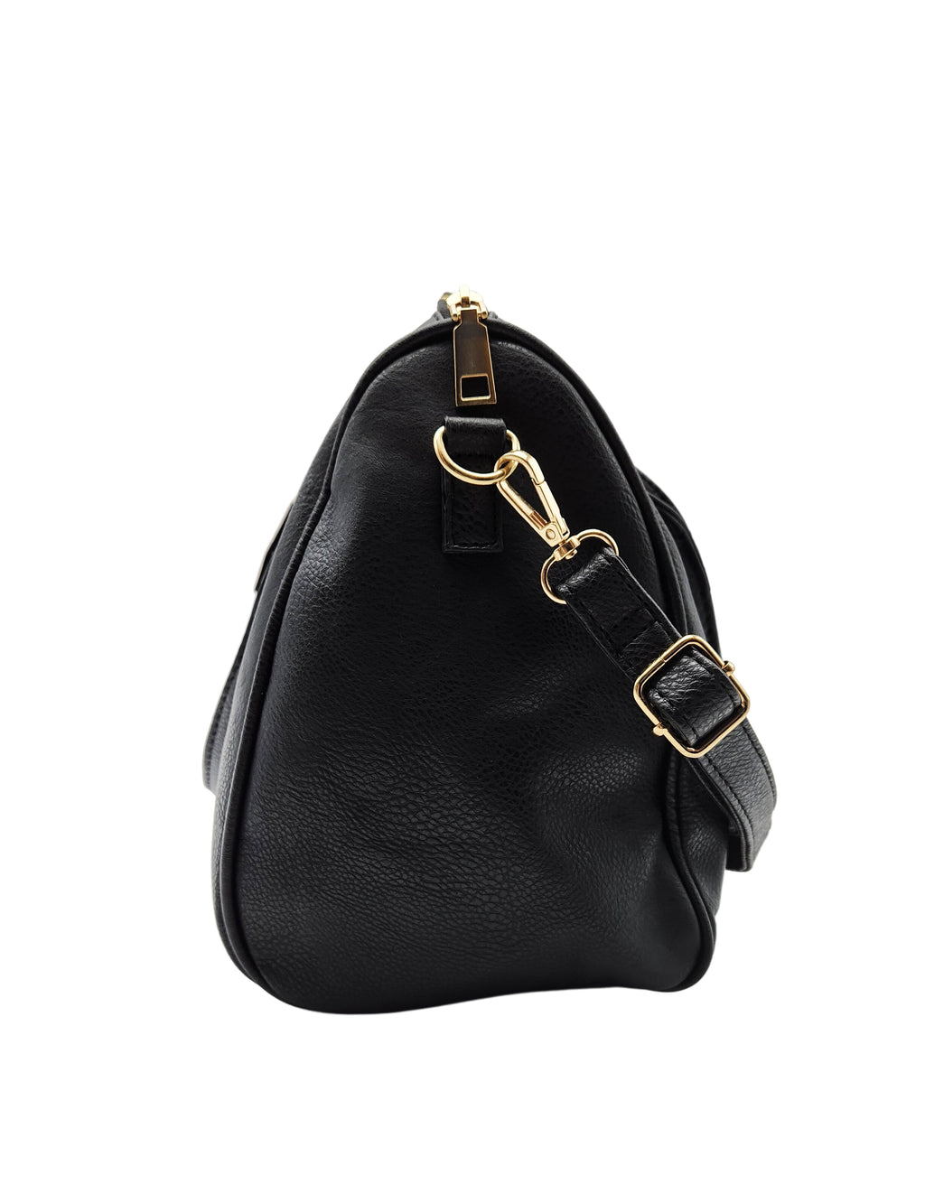 BEVERLY HILLS WOMEN'S BLACK FANCY HAND BAG