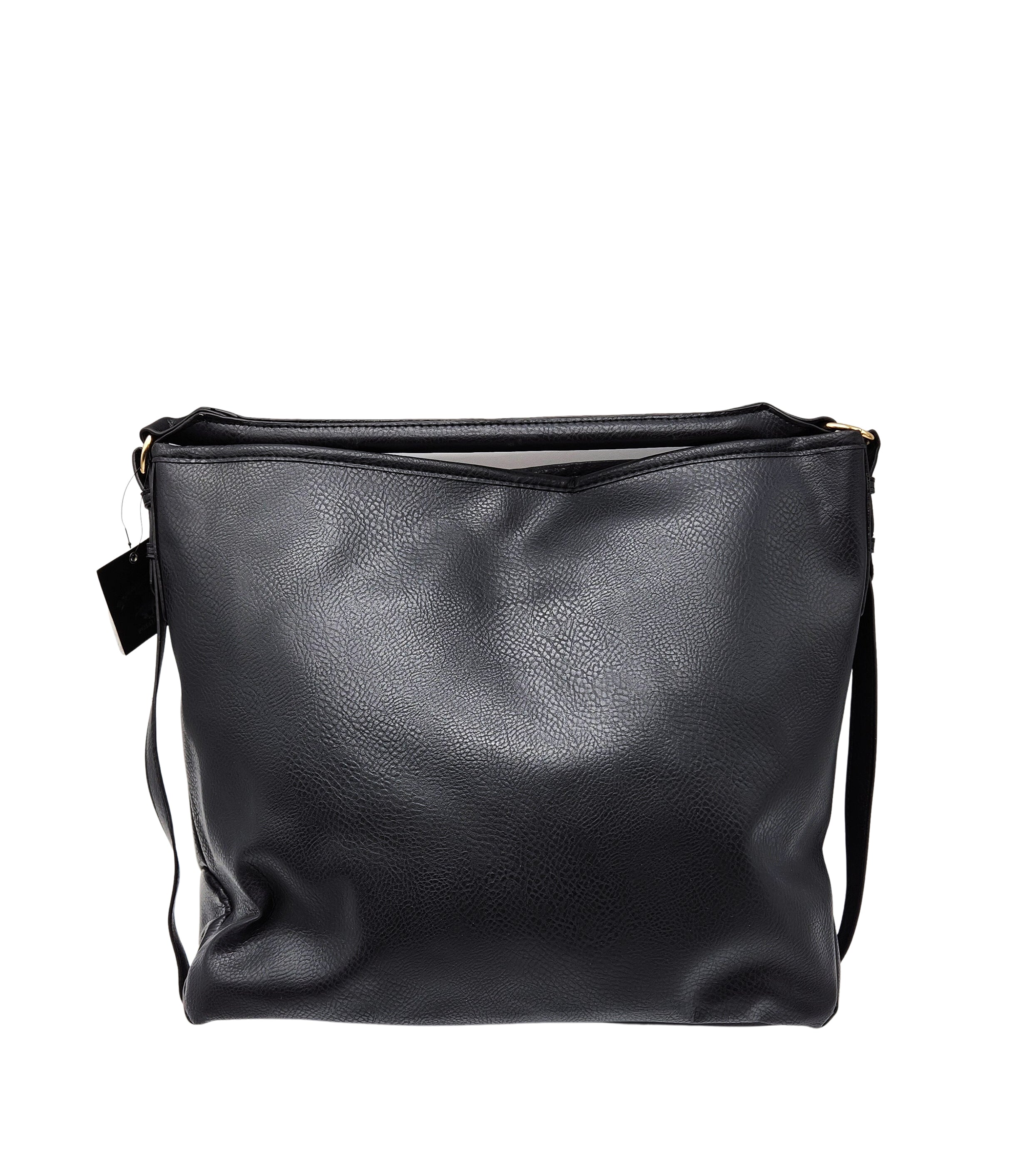 BEVERLY HILLS WOMEN'S BLACK FANCY HAND BAG