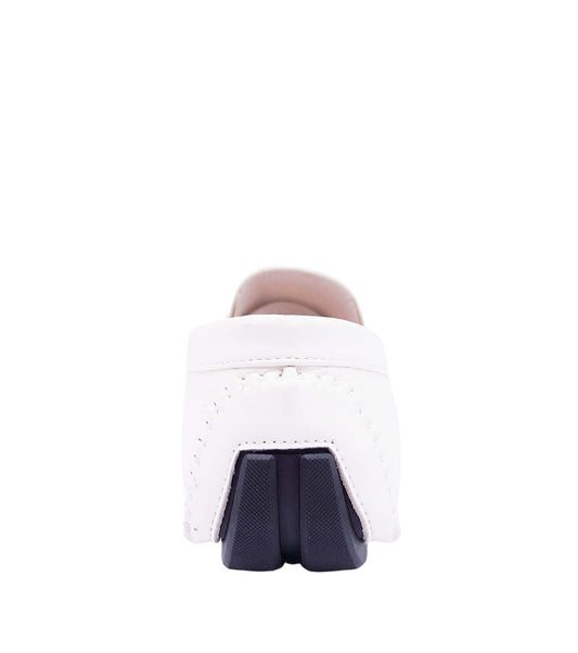 ROYAL MEN'S DESIGNER DRIVER SHOES (WHITE)