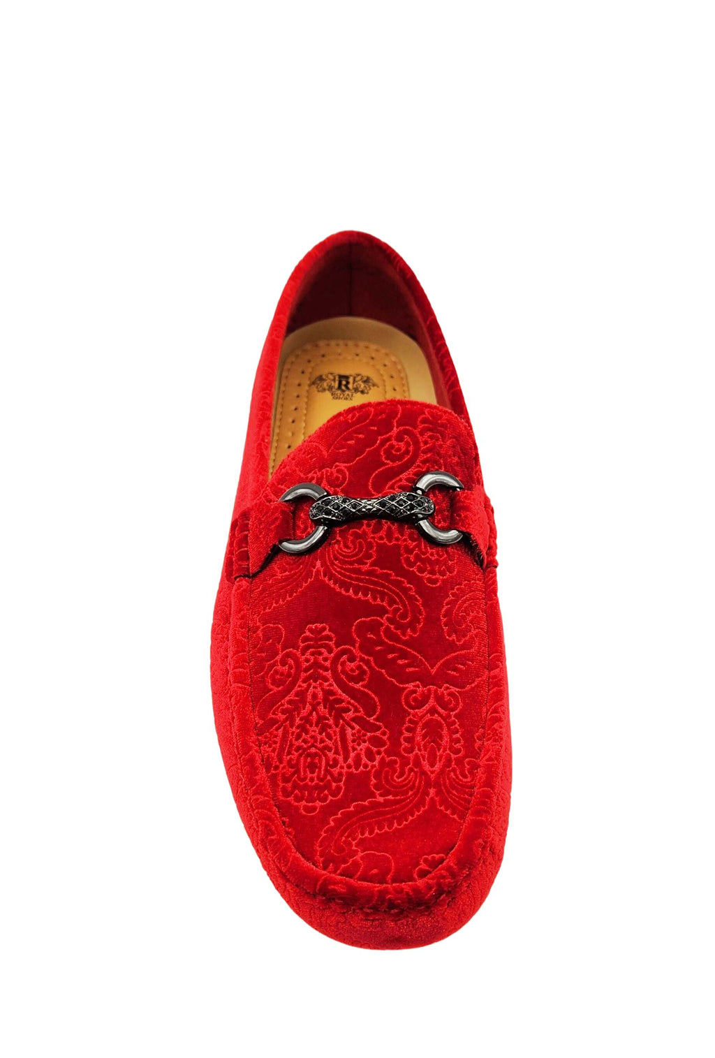 ROYAL MEN'S DESIGNER DRIVER SHOES (RED)