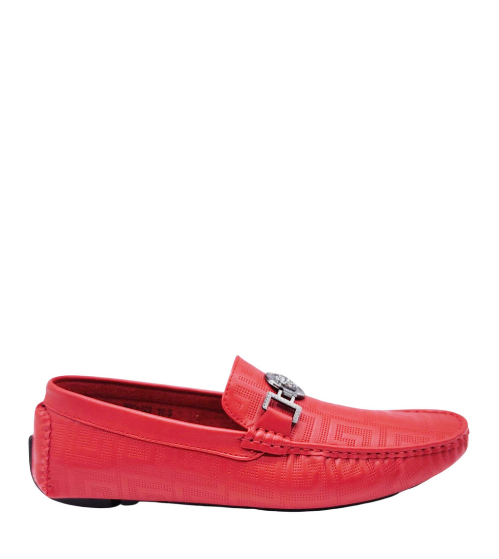 ROYAL MEN'S DESIGNER DRIVER SHOES (RED)