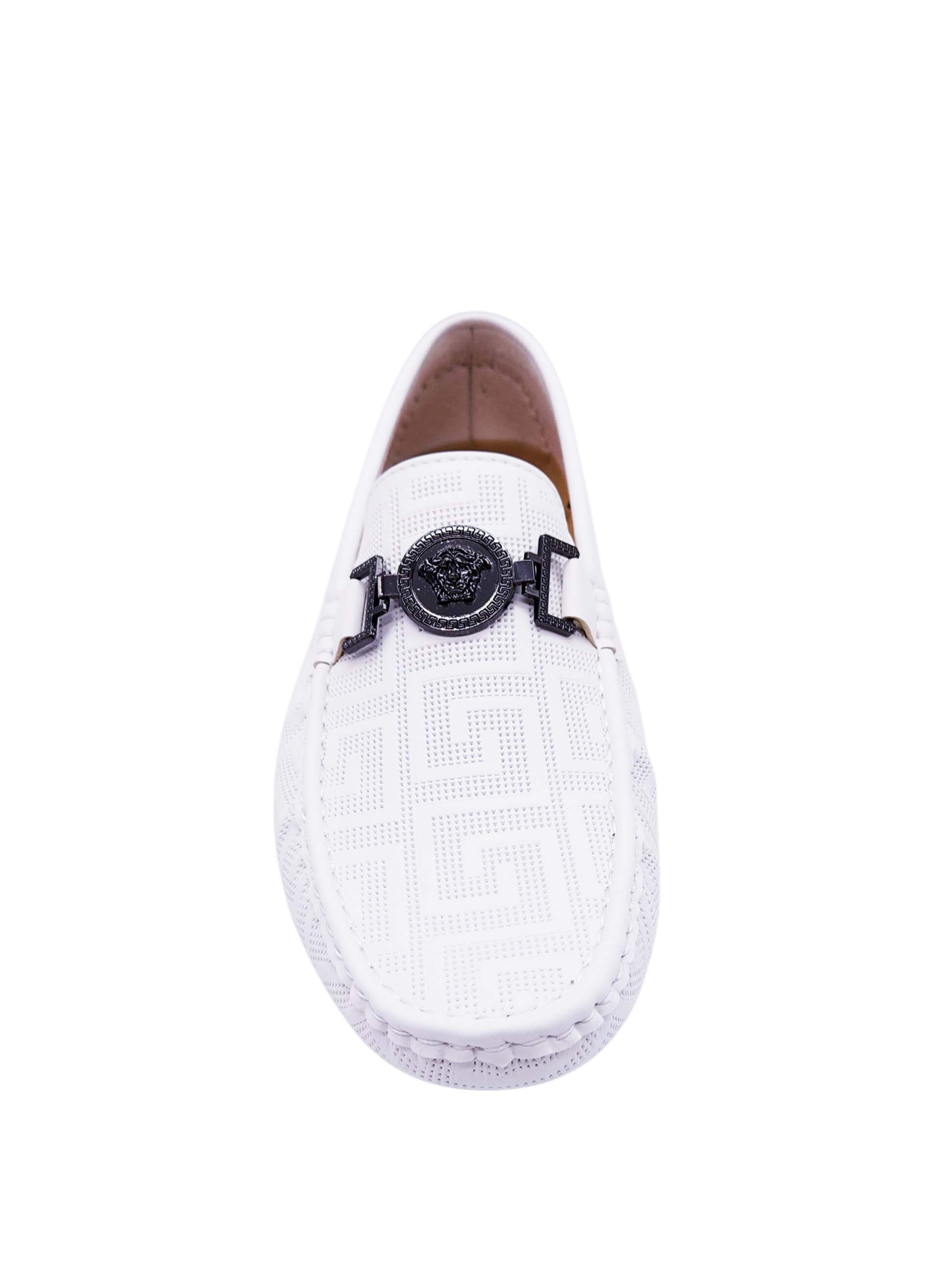 ROYAL MEN'S DESIGNER DRIVER SHOES (WHITE)