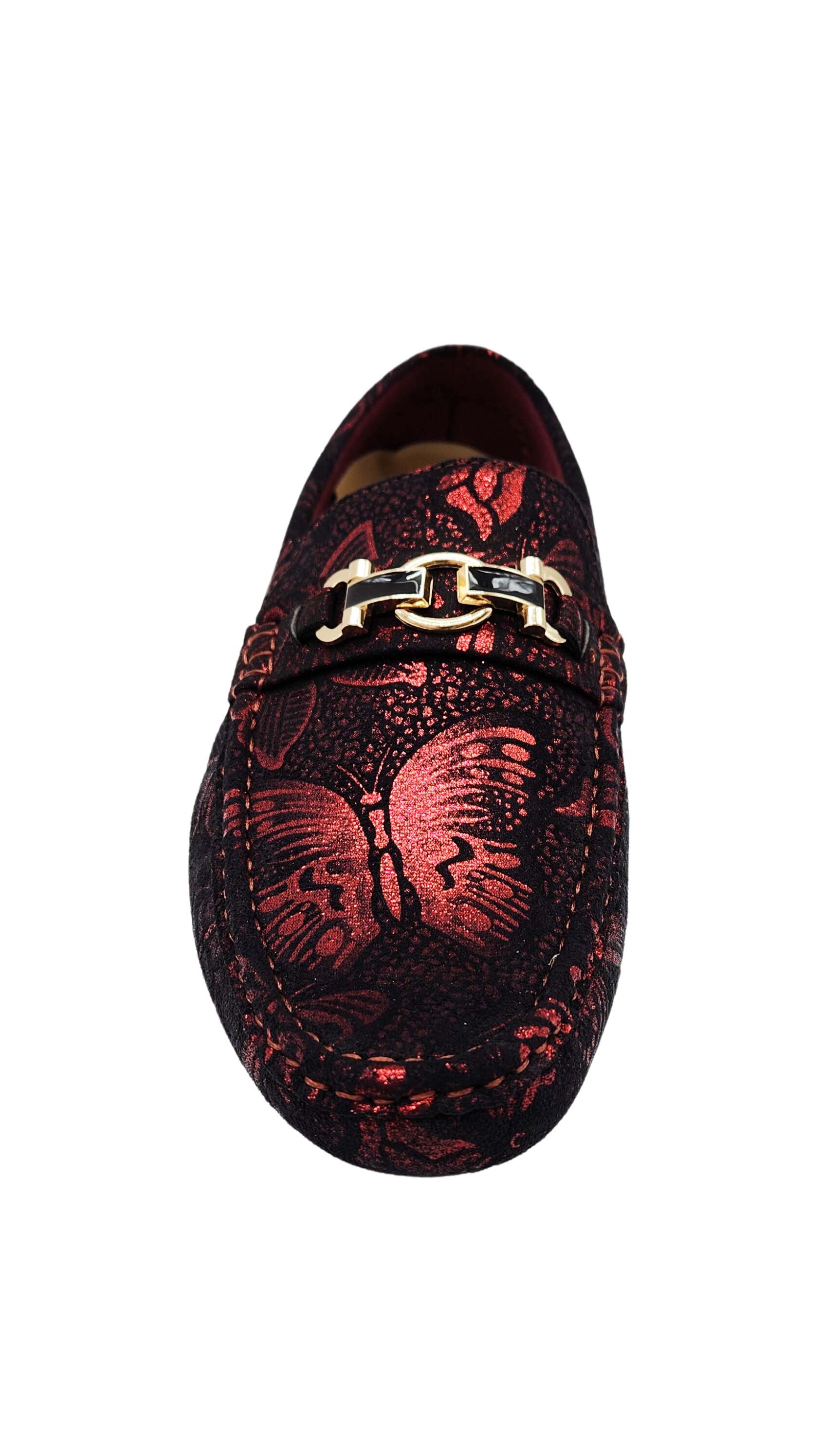 ROYAL MEN'S DESIGNER DRIVER SHOES (BURGUNDY)