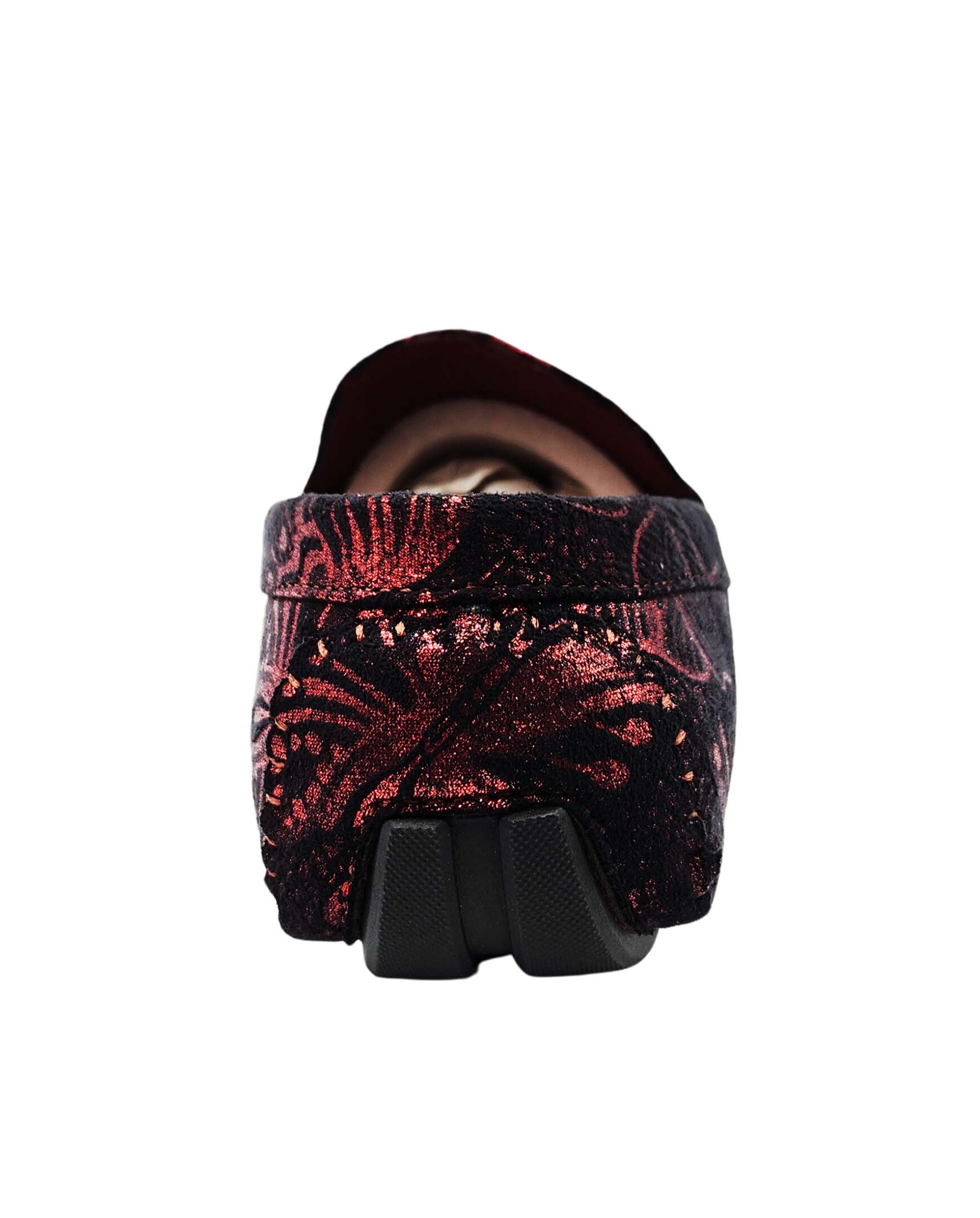 ROYAL MEN'S DESIGNER DRIVER SHOES (BURGUNDY)