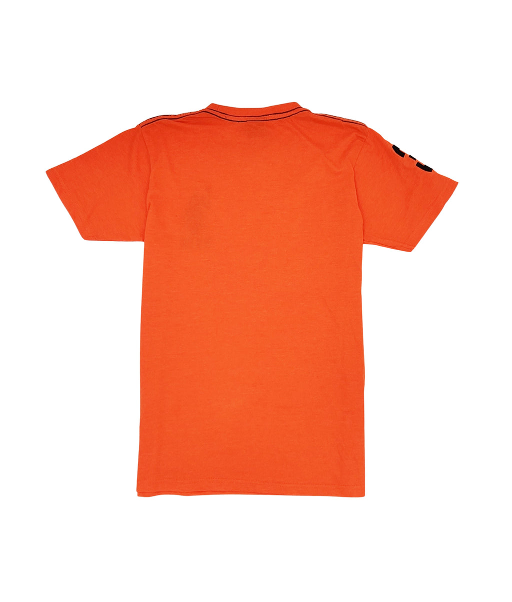 U.S. POLO ASSN. MEN'S BIG LOGO CREWNECK T-SHIRT (ORANGE)