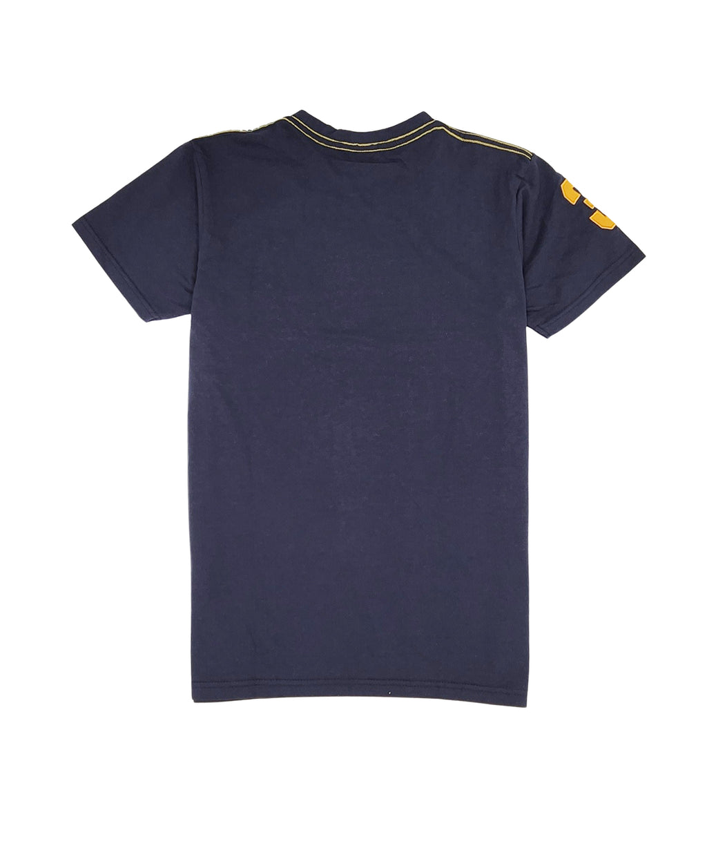 U.S. POLO ASSN. MEN'S BIG LOGO CREWNECK T-SHIRT (NAVY)